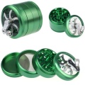 40mm 4 Layer Tobacco Grinder Manual Metal Crusher Smoke Herbal Herb Mill Spice Crusher Kitchen Accessories 1PC
