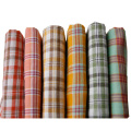 140x50cm Colored Plaid Yarn-Dyed Cotton Fabric Shirt Dress Garment Material Home Decoration Cloth 180g/m