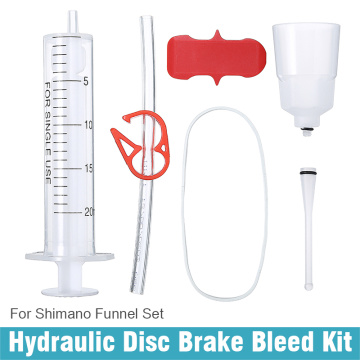 Bike Hydraulic Disc Brake Bleed Kit Mineral Oil Bleed Kit Tool Fit For Shimano Riding Lubrication Brake Lever Bike Repair