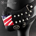 New Flag Full Metal Stud Biker Motorcycle Mask Gothic Punk