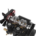 TOYAN FS-L200 Two-Cylinder Four-Stroke Nitro Engine Model For 1/10 1/12 1/14 RC Car Ship Model For Children Educational Toy Gift
