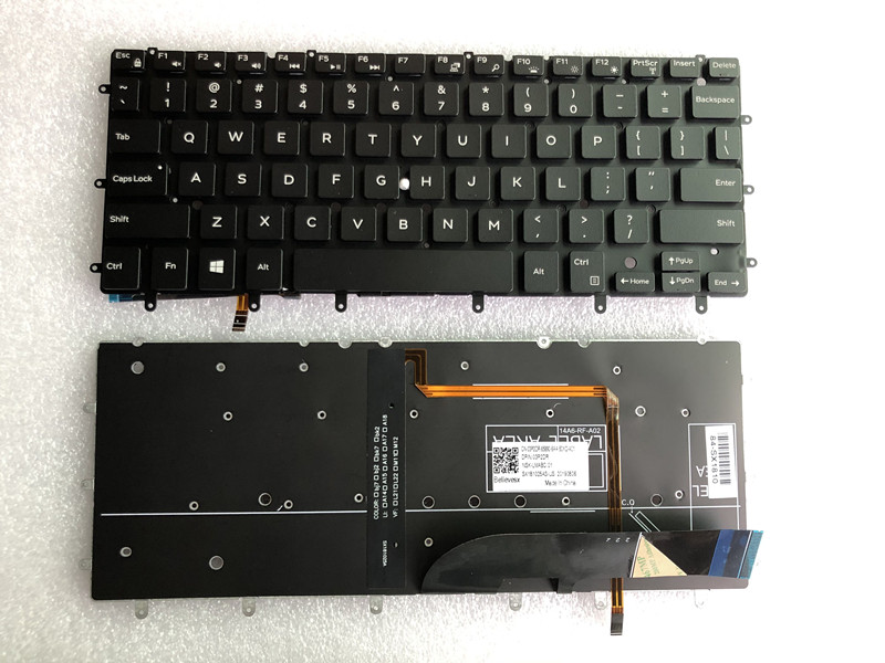 New for Dell Inspiron 15 7547 15 7548 Keyboard US Backlit 0DKDXH NSK-LS0BW