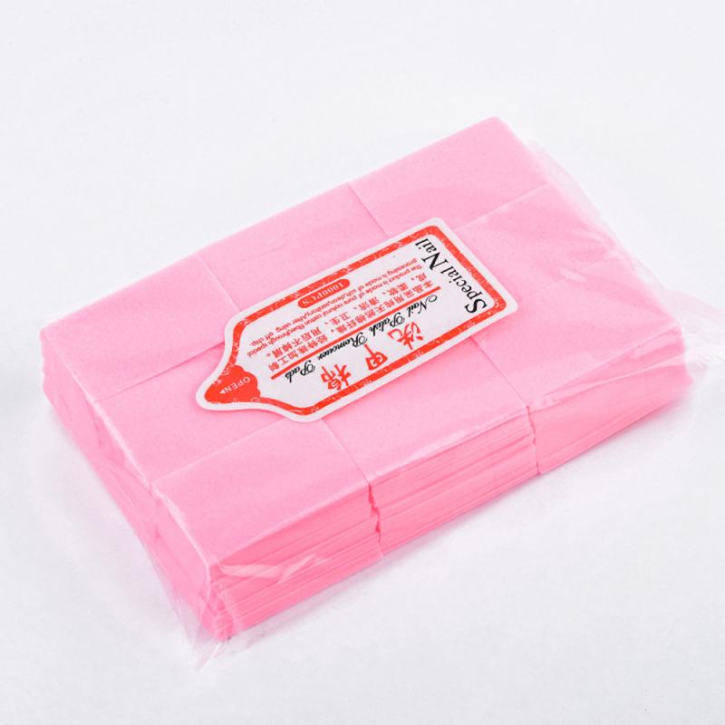 Nail Polish Remover Makeup Nail Art 1000pcs Nail remover Remover 600 Multicolor Wipes Clean Paper Cotton Pads