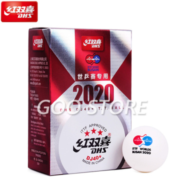 DHS DJ40+ 3-Star BUSAN World TOKYO Olympic Games ITTF 3 Star D40+ Seamed ABS Plastic Table Tennis Ball DHS Ping Pong Balls