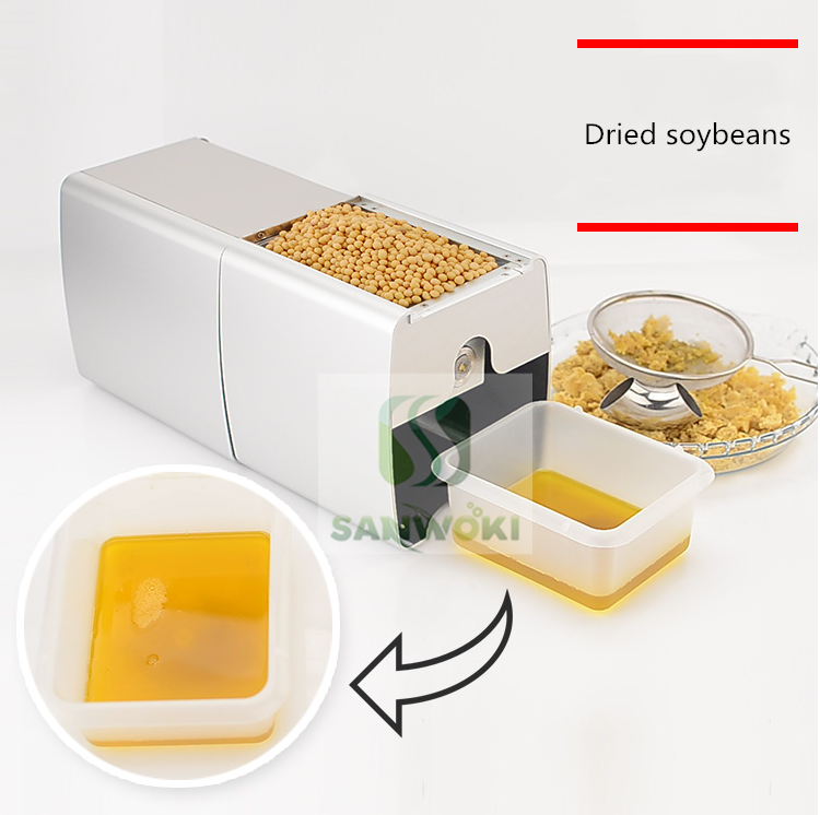 Automatic soybean Oil Presser Cold Pressing Oil Machine Oil Cold Press Machine Sunflower Seeds Oil Extracting machine oil maker