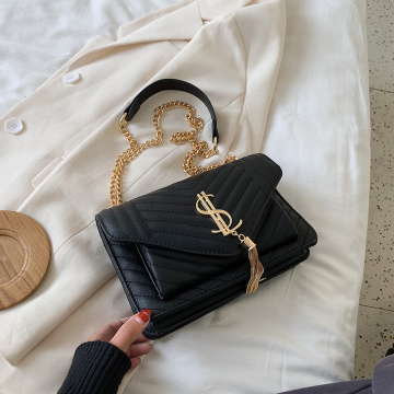 Luxury Handbags Fashion 2020 Fashion Women Leather Messenger Shoulder For Daily Designer Female Crossbody Bag Lock Black