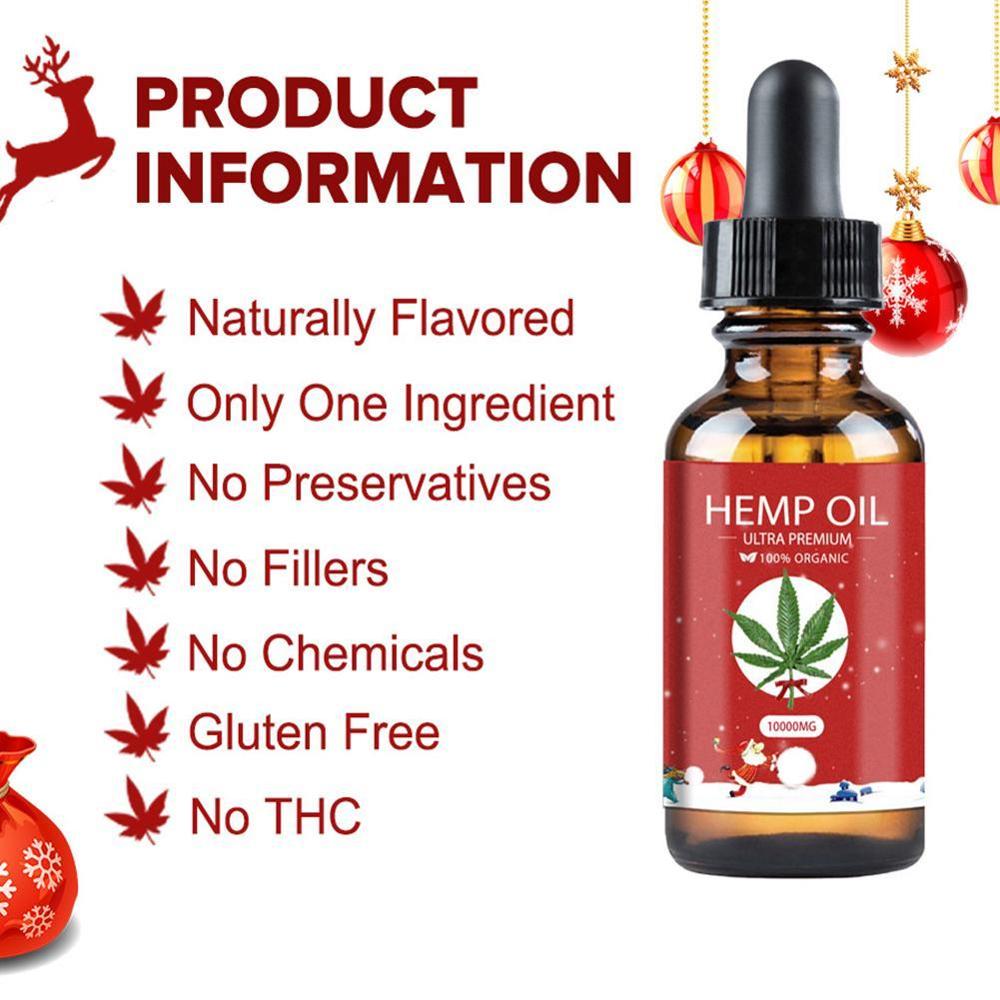 10000mg 30ml Pure Organic Essential Oils And Face Cram Cbd Hemp Oil Herbal Drops Body Relieve Anxiety Stress directly edible