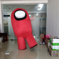 New Among us Red Character Red Mascot costume Cosplay costume for Birthday Parties Red Green Yellow options