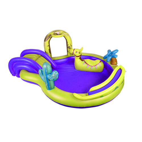 Inflatable PVC Swimming Pool Recreation Center With Slide for Sale, Offer Inflatable PVC Swimming Pool Recreation Center With Slide