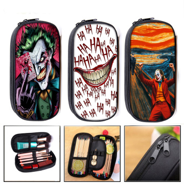 HAHA Joker Cosmetic Cases Pencil Bag Boys Girls School Bags Stationary Bag Kids Pencil Box School Supplies Gift