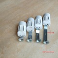 10pcs/lot E14 53mm/70mm/80mm/100mm height Plastic chandelier lamp holder, lamp accessories Candle lamp base socket 110v 220v