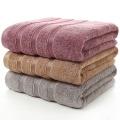 100% Bamboo Fiber Towels Purple Gray Brown Bath Face Towel Set Cool Bamboo Absorbent Healthy Bathroom Towels for Adults