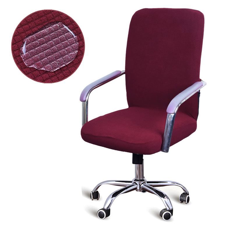 Jacquard Fabric Waterproof Office Chair Cover Computer Elastic Armchair Slipcovers Seat Arm Chair Covers Not Include Chair