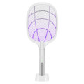 Wasp Insect Trap Home Bug Zapper Electric Racket 3000V Handheld Mosquito Swatter Killer Lamp Fruit Fly 2 In 1 Rechargeable Night