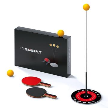 Table Tennis Trainer with Elastic Soft Shaft Leisure Decompression Sports Table Tennis Set for Indoor or Outdoor Use