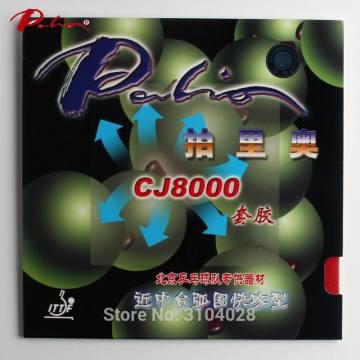 Palio official CJ8000 table tennis rubber 40-42 fast attack loop for beijing team rubber for table tennis racket game ping pong