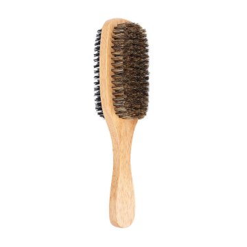 Double Side Men's Boar Hair Bristle Beard Brush Wood Handle Shaving Care Facial Hair Mustache Remover Beauty Tools