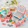 2021 toys Electronic Mini Simulated Supermarket Cash Register Kits Toys Kids Checkout Counter Role Pretend Play Cashier Girl Toy