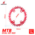 Oval red 36T