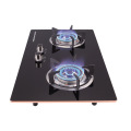 Large Gas Cooktop with Copper Cover Automatic Flameout Home Kitchen Dual-range Embedded Bench-top Gas Stove Catering Equipment