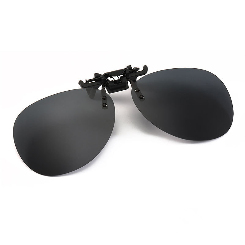 Detachable Night Vision Lens Driving Metal Polarized Clip On Glasses Sunglasses Car Driver Goggles