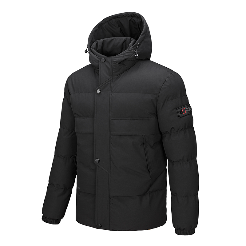HIEXHSE Parka Men Winter Jacket Brand Coat Padded Warm Fleece Lining Big Pockets Waterproof Fashion New Coats Mens 8XL Jackets