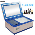 XEOLEO 3L Cosmetics Refrigerator Beauty Cosmetic Portable Freezer Mask Emulsion Refrigerated Small Storage Box Low Power