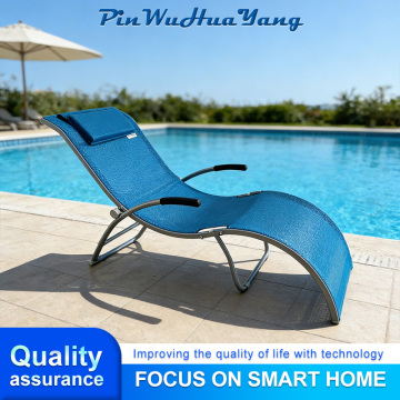 Easy-Set Foldable Lounge Chair for Beach Use