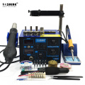 SAIKE 952D 2 in 1 SMD Rework Soldering Station Hot Air Gun Solder Iron Desoldering digital display nozzle Air gun handle