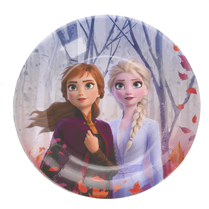 Frozen 2 Disney Anna and Elsa Birthday Event Party Decoration Cups Plates Tablecloth Baby Shower Disposable Tableware Supplies