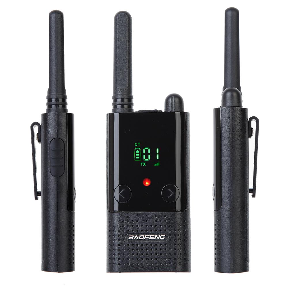 2PCS BAOFENG BF-T9 PMR/FRS UHF462-467MHz License-Free Radio Walkie Talkie Two Way Radio USB Cable