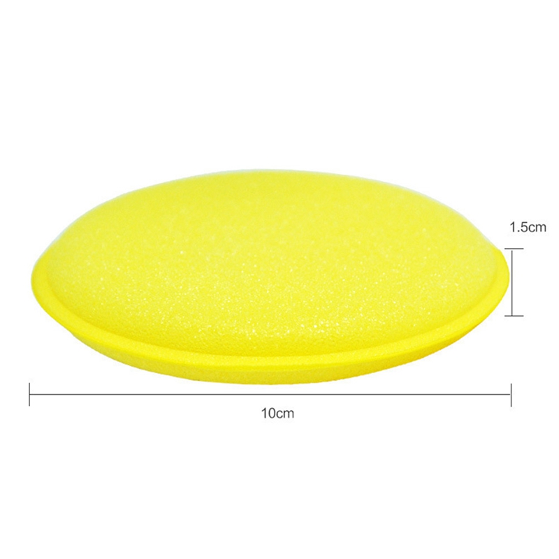 New 12pcs Waxing Polish Wax Foam Sponge Applicator Pad Cleaning Car High Density Thick Polishing Sponge Car Waxing Sponge