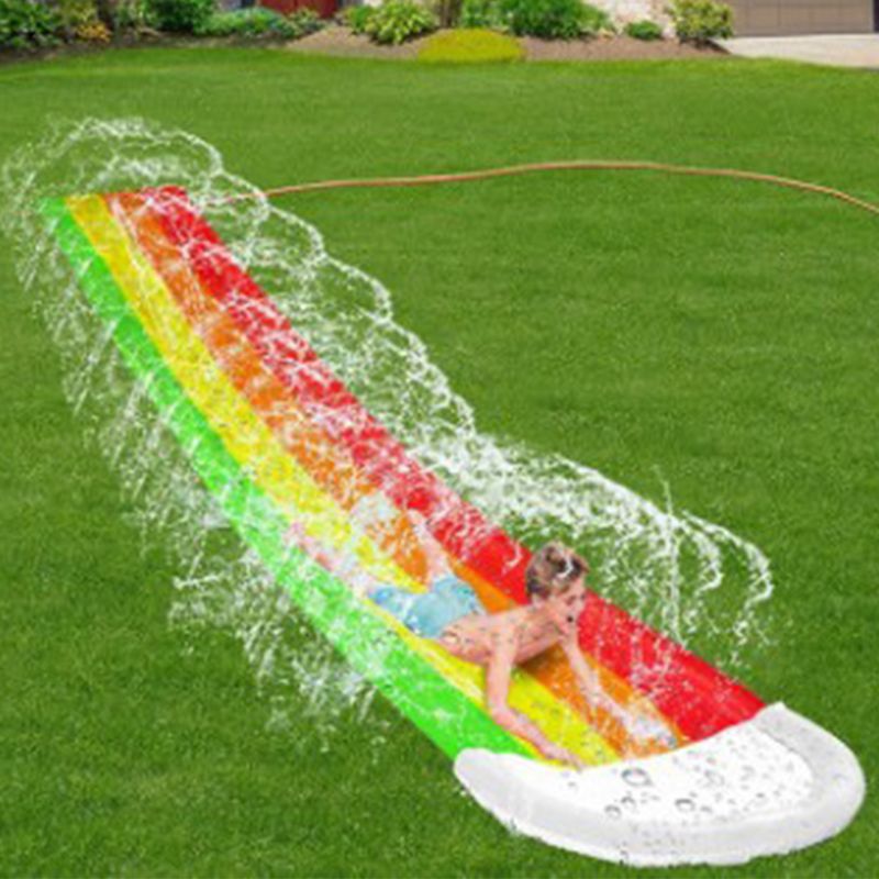 Children Surf PVC Water Slide Outdoor Summer Backyard Surfboard Garden Funny Splash Pool New