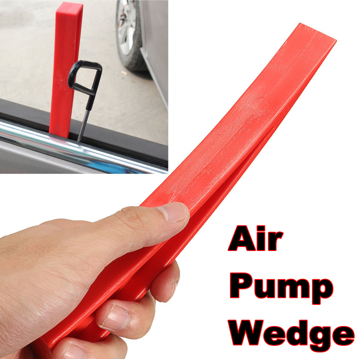 New Automotiv Air Pump Wedge Auto Repair Car Window Audio Doors Open Tools Red