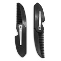 1 Pc Fashion New Black Folding Pocket Clip Hair Mustache Beard Comb for Men 7x2.5cm