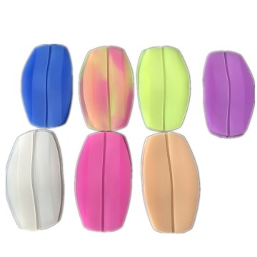 1 Pair Silicone Shoulder Pad Transparent Shoulder Strap Invisible Decompression Non-slip Silica Gel Pads for Underwear