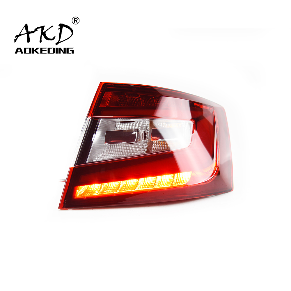 Car Styling Tail Lamp for Octavia Tail Light 2016-2019 New Octavia LED Tail Lights Rear Stop LED DRL Reverse auto Accessories
