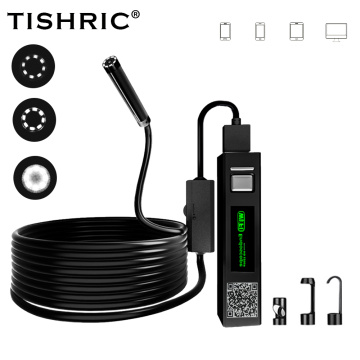 TISHRIC Wifi Endoscope Camera for Smartphone1200P Endoscope for Cars Sewer/Pipe/Inspection Camera Monitor Industrial Endoscope
