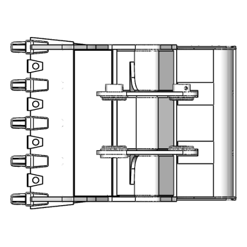 Robust Rock Bucket Engineered for Extreme Conditions