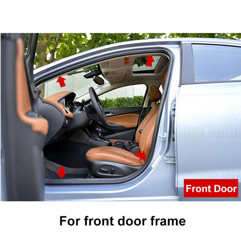 Automotive Car Front Rear Door Frame Trunk Rubber Seal Trim Strips Doors Edge Guard Buffers