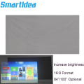 Smartldea Simple Projection Screen 84inch 100inch(16:9) Reflective Fabric Projector Projection Screen Increase Brightness