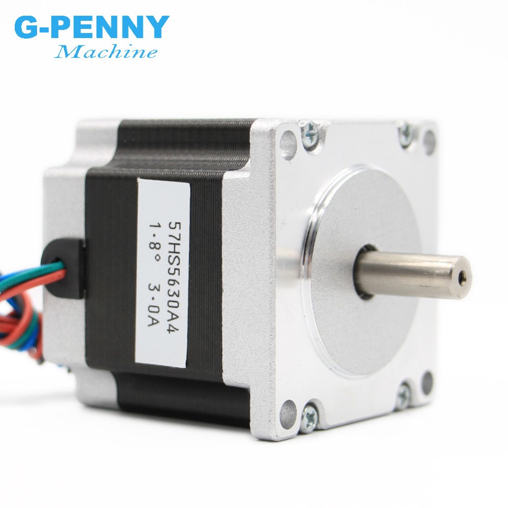 Stepper motor 57x56 D=8mm NEMA23 4 wires 3A 1.26N.m stepping motor 180Oz-in NEMA 23 for CNC engraving milling machine 3D printer