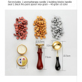 2021 DIY Custom Stamps Wax Seal Box Kit Detachable Stamp Spoon Set Sealing Beads Envelope Wedding Packaging Gifts Postcard