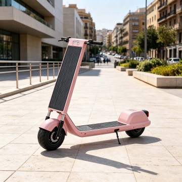 Solar Powered Electric Kick Scooter
