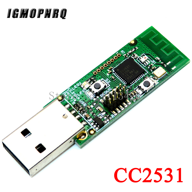 CC Debugger CC2531 Zigbee CC2540 Sniffer Wireless Bluetooth 4.0 Dongle Capture Board USB Programmer Module Downloader Cable