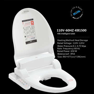 110V-60HZ-KB1500 Electronic Bidet Smart lavatory nightstool 525*403*196mm commode closestool Intelligent toilet seat over