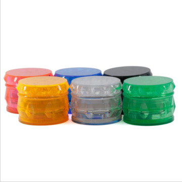 Drum Shaped Plastic 4 Layers Dia 63MM Tobacco Grinder Herb Grinder Tobacco Spice Crusher Hand Muller Smoking Pipes