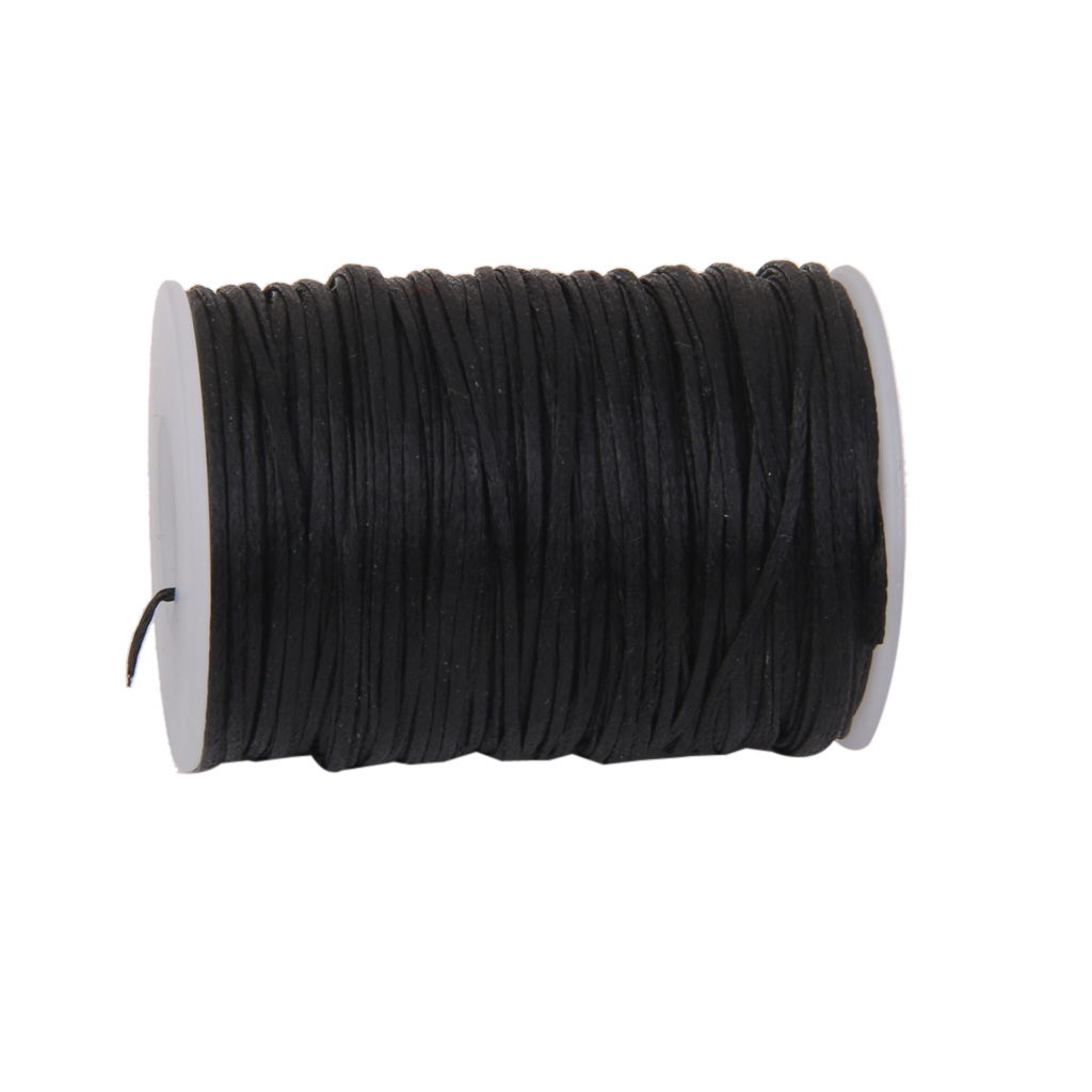 Sewing Awl Hand Stitcher with 1.2mm Black Flat Waxed Line Thread for Leather Craft Shoes Repair