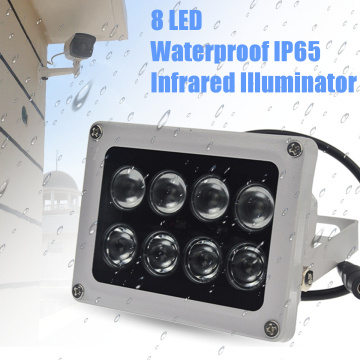 8 LEDs IR Infrared Light Lamp for Night Vision Wide Angle IP65 Waterproof Fill Light for CCTV Surveillance Securiy Accessories