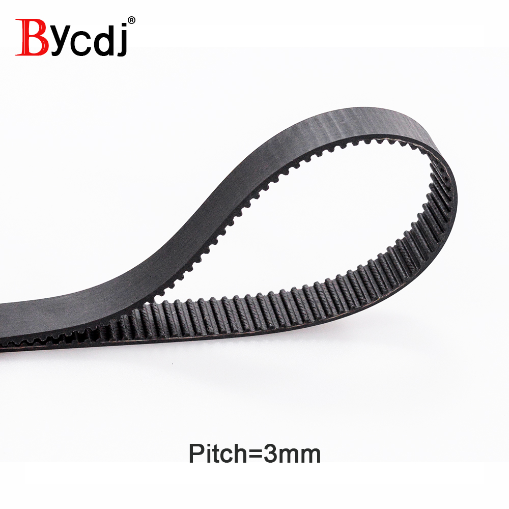 Arc HTD 3M Timing belt length=279 282 285 288 width 6-25mm Teeth93 94 95 96 HTD3M synchronous pulle279-3M 282-3M 285-3M 288-3M